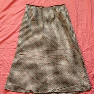 Vintage Eddie Bauer plaid/checkered midi skirt